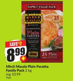 FreshCo Mirch Masala Plain Paratha Family Pack 2 kg offer