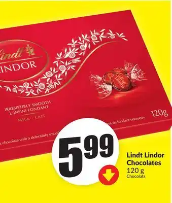 FreshCo Lindt Lindor Chocolates 120 g offer