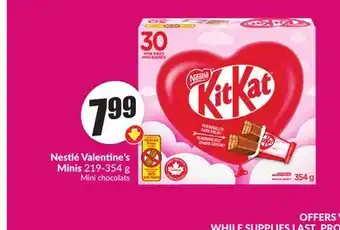 FreshCo Nestle Valentine's Minis, 219-354 g offer