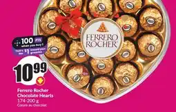 FreshCo Ferrero Rocher Chocolate Hearts 174-200 g offer