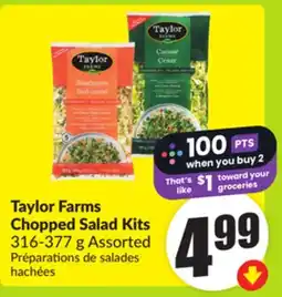 FreshCo Taylor Farms Chopped Salad Kits 316-377 g Assorted offer