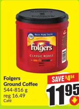 FreshCo Folgers Ground Coffee 544-816 g offer