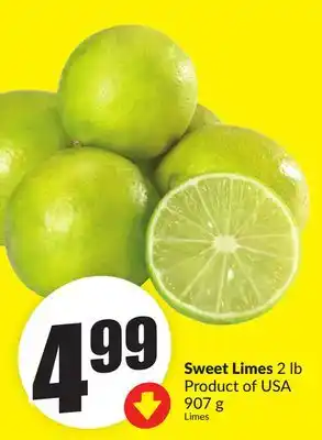 FreshCo Sweet Limes 2 lb Product of USA 907 g offer