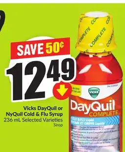 FreshCo Vicks DayQuil or NyQuil Cold & Flu Syrup 236 mL Selected Varieties offer