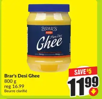 FreshCo Brar's Desi Ghee 800 g offer