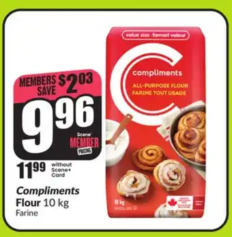 FreshCo Compliments Flour 10 kg offer