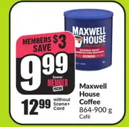 FreshCo Maxwell House Coffee 864-900 g offer