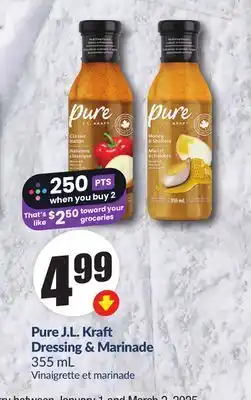 FreshCo Pure J.L. Kraft Dressing & Marinade 355 mL offer