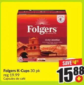 FreshCo Folgers K-Cups 30 pk offer