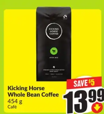 FreshCo Kicking Horse Whole Bean Coffee 454 g offer