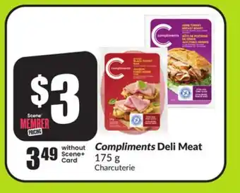 FreshCo Compliments Deli Meat 175 g offer