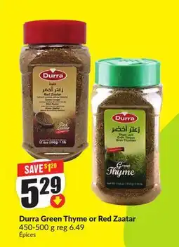 FreshCo Green Thyme or Red Zaatar, 450-500 g offer