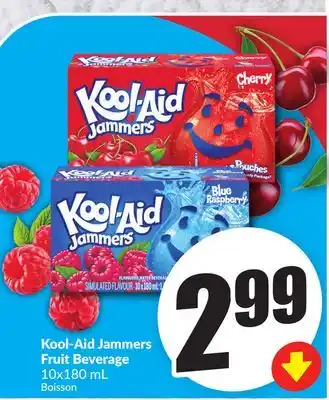 FreshCo Kool-Aid Jammers Fruit Beverage, 10x180 mL offer