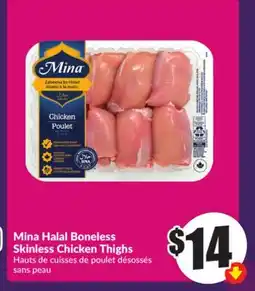 Chalo FreshCo Mina Halal Boneless Skinless Chicken Thighs offer