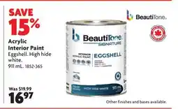 Home Hardware Acrylic Interior Paint offer