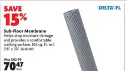 Home Hardware Sub-Floor Membrane offer