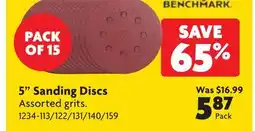 Home Hardware 5 Sanding Discs Assorted grits offer