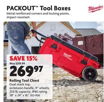 Home Hardware PACKOUT Tool Boxes offer