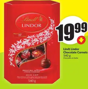 Chalo FreshCo Lindt Lindor Chocolate Cornets 540 offer