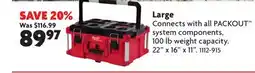 Home Hardware PACKOUT Large Tool Boxes offer