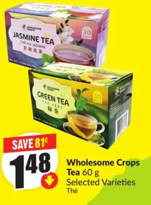 Chalo FreshCo Wholesome Crops Tea 60 g Selected Varieties offer