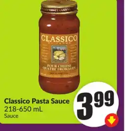 Chalo FreshCo Classico Pasta Sauce 218-650 mL offer