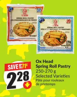 Chalo FreshCo Ox Head Spring Roll Pastry 250-270 g Selected Varieties offer