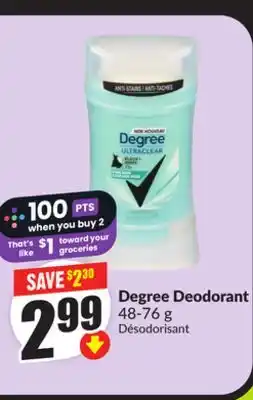 Chalo FreshCo Degree Deodorant 48 76 g offer