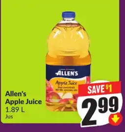 Chalo FreshCo Allen's Apple Juice 1.89 L offer