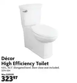 Home Hardware High Efficiency Toilet offer