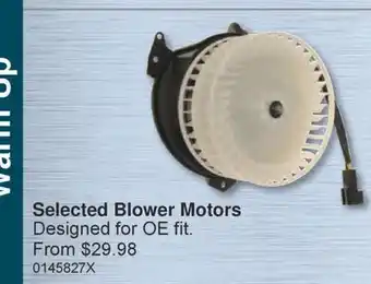 PartSource Selected Blower Motors offer