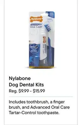 Petvalu Nylabone Dog Dental Kits offer