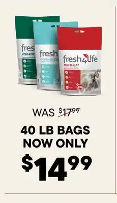 Petvalu Fresh 4 Life Multi-Cat Clumping Cat Litter offer