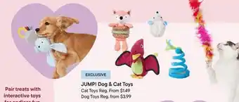 Petvalu JUMP! Dog & Cat Toys offer