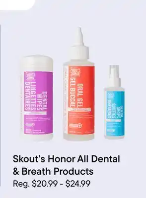 Petvalu Skout's Honor All Dental & Breath Products offer