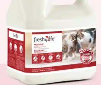 Petvalu Fresh 4 Life Multi-Cat Clumping Cat Litter offer