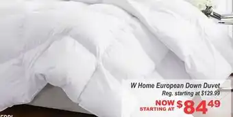 Oxford Mills W Home European Down Duvet offer