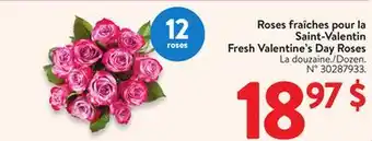 Walmart Fresh Valentine's Day Roses offer