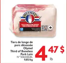 Walmart Olymel Third Of Boneless Pork Loin offer