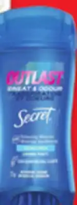 Walmart Secret Deodorant offer