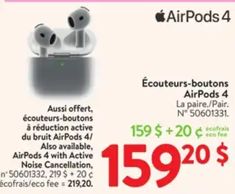 Walmart AirPods 4 offer