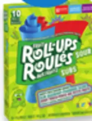 Walmart General Mills Fruit Roll-Ups offer