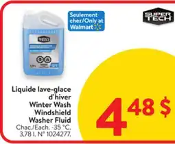 Walmart Winter Wash Windshield Washer Fluid offer