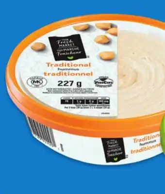 Walmart Your Fresh Market Stirred Hummus offer