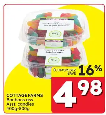 Rossy COTTAGE FARMS Asst. candies offer