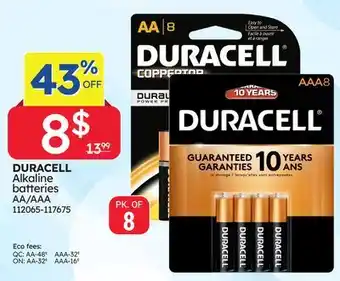 Rossy DURACELL Alkaline batteries offer