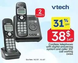 Rossy Cordless telephones with digital answering system and caller ID/ call waiting offer