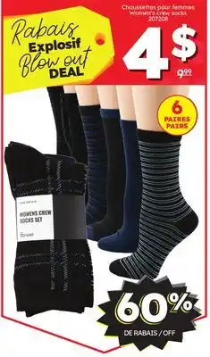 Rossy Women's crew socks offer