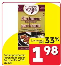 Rossy Parchment paper offer