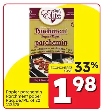 Rossy Parchment paper offer